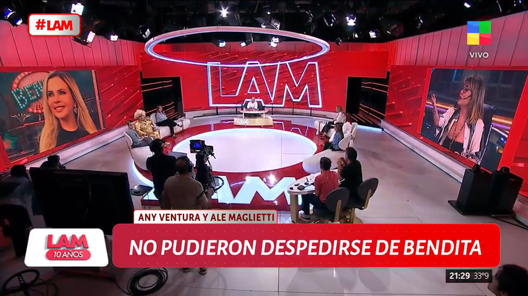 Las panelistas no pudieron despedirse de Bendita. Las panelistas no pudieron despedirse de Bendita.
