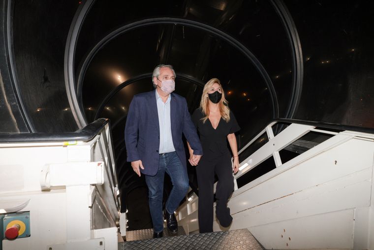 Alberto Fernández aterrizó en Roma antes del mediodía argentino. Foto: Telam