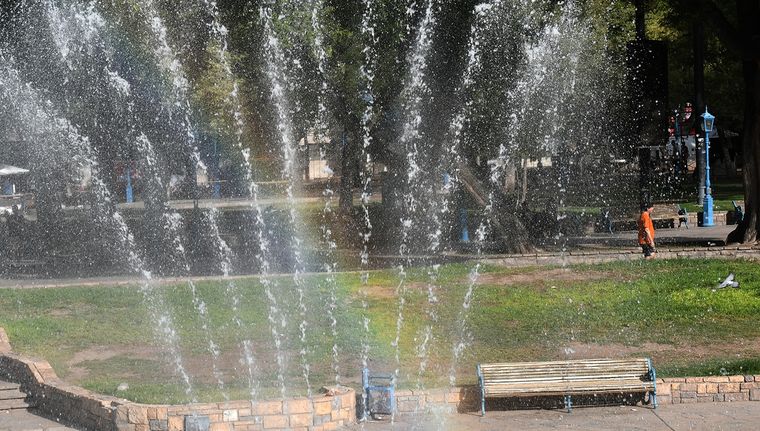 Días muy calurosos en Mendoza.
