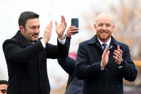 Luis Petri y Esteban Allasino del PRO.