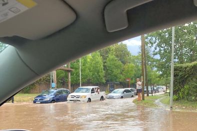 MDZol | La calle Pueyrredón de Chacras de Coria fue una de las más afectadas