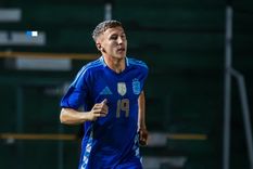 Andino marcó su primer gol con la camiseta de Argentina. Foto: Twitter Andino marcó su primer gol con la camiseta de Argentina. Foto: Twitter