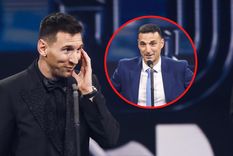 Messi y Scaloni, una relación que seguirá en la Selección argentina. Foto: EFE