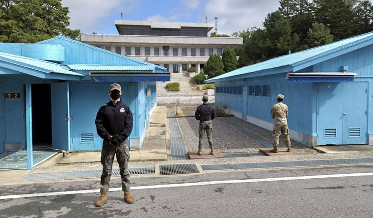 Frontera entre Corea del Norte y Corea del Sur. Foto: Efe.