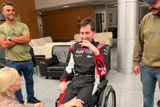 Juan Cruz Yacopini volvió a utilizar su overol de carrera