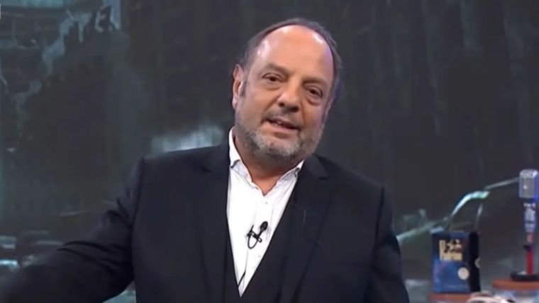 Baby Etchecopar, crítico con el rumbo del Gobierno. Foto: Captura de video A24