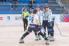 Las Águilas no tuvieron inconvenientes ante Francia en el Mundial de Novara. Foto: World Skate Games