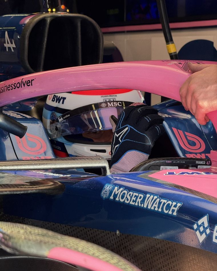 Colapinto largará 16° en Monza tras la sanción a Hadjar. Foto: @AlpineF1Team Colapinto largará 16° en Monza tras la sanción a Hadjar. Foto: @AlpineF1Team