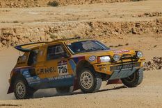 El Peugeot 205 T16 que atendía Quentin Lavalée. Foto: @dakar