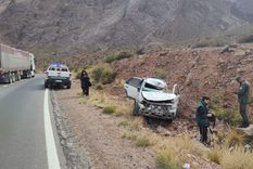 Violento vuelco en Ruta 7 Foto: gentileza