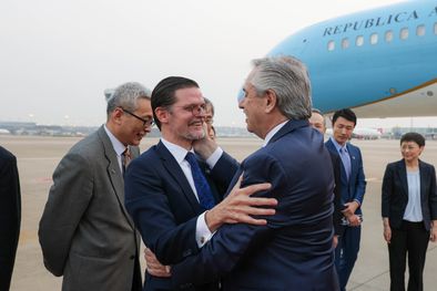 MDZol | Alberto Fernández viajó a China en sus últimos meses como presidente Foto: Télam