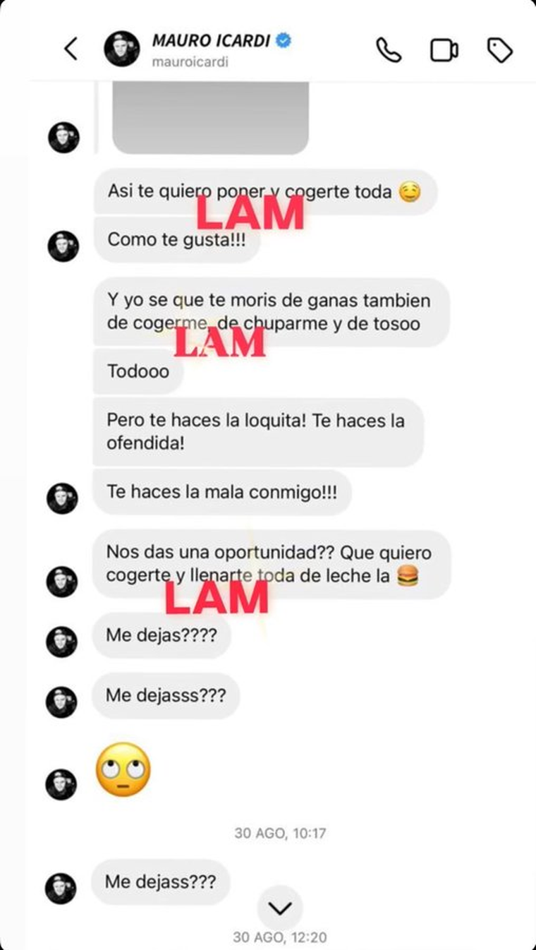 La conversación entre Mauro y Wanda que lo dejó muy mal parado. La conversación entre Mauro y Wanda que lo dejó muy mal parado.