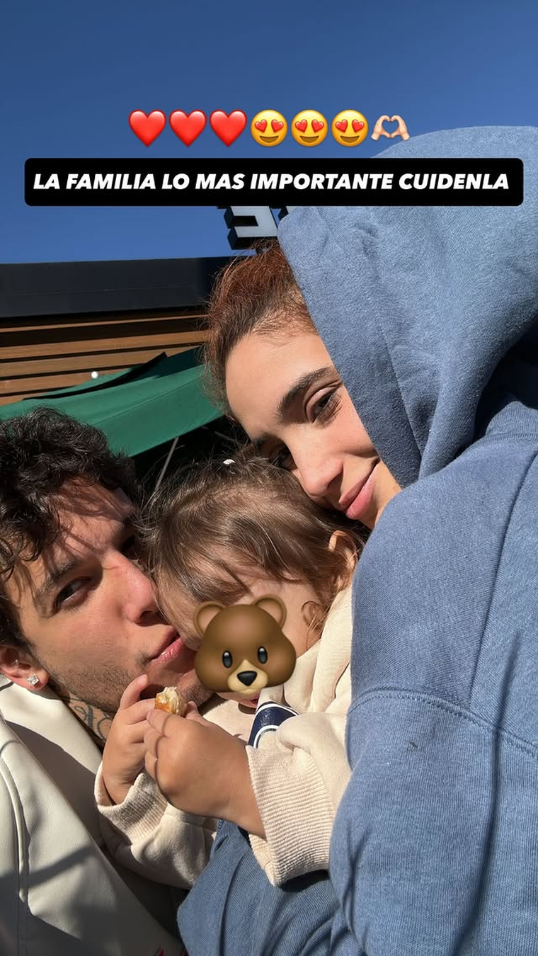 La pareja reunida. Créditos: Instagram / alexcaniggia La pareja reunida. Créditos: Instagram / alexcaniggia