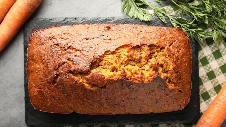 Disfrutá esta receta de budín de zanahoria