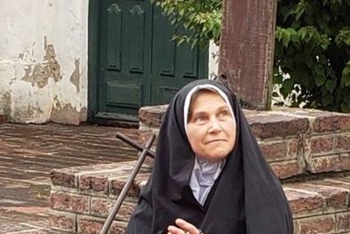 MDZol | Patricia Gelabert, personificando a Mamá Antula. Foto: Gentileza