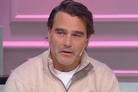 No pudo contener el llanto. Foto: Captura de pantalla TV. No pudo contener el llanto. Foto: Captura de pantalla TV.