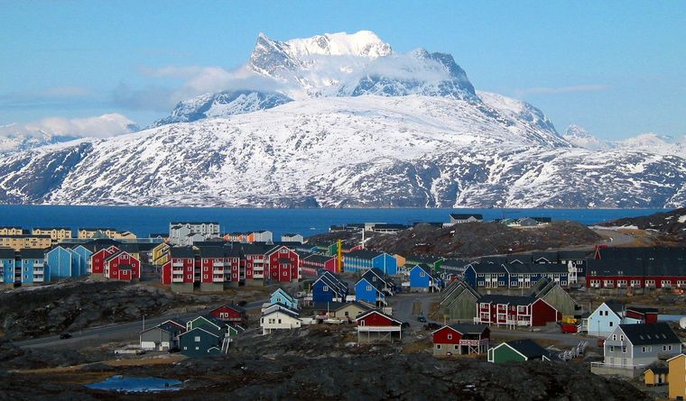Nuuk es la capital y ciudad más poblada del territorio autónomo danés de Groenlandia. Foto: Wikipedia.