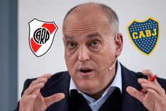 Javier Tebas opinó sobre el presente y el potencial de River y Boca. Foto: EFE y Paladar Negro Javier Tebas opinó sobre el presente y el potencial de River y Boca. Foto: EFE y Paladar Negro