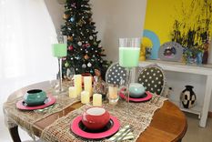 Mesas navideñas con mucha onda