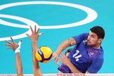 Argentina cayó por 3 a 0 en la semifinal ante Francia. Foto: EFE