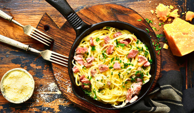 Receta clásica de pasta carbonara: auténtico sabor italiano Foto: Shutterstock