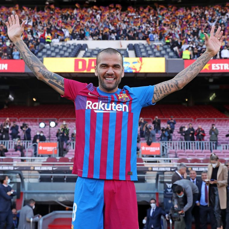 Dani Alves pagó un millón de euros de fianza Foto: FC Barcelona