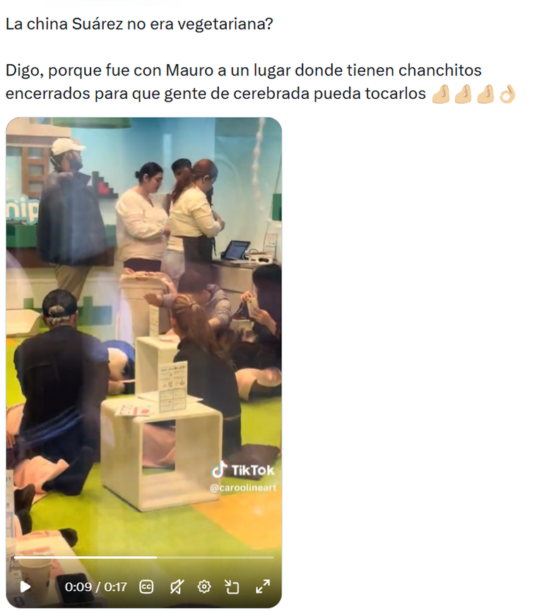 Las redes sociales cuestionaron el accionar de la actriz debido a sus declaraciones previas sobre la defensa de los animales. Las redes sociales cuestionaron el accionar de la actriz debido a sus declaraciones previas sobre la defensa de los animales.