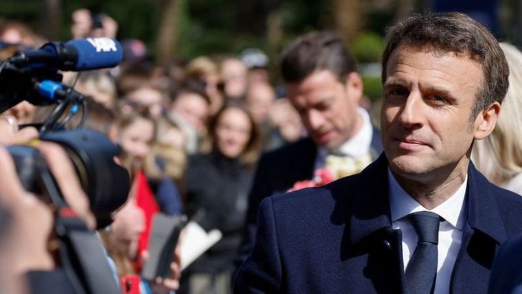 Emmanuel Macron venció cómodamente a Marine Le Pen en 2017. Foto: GETTY IMAGES