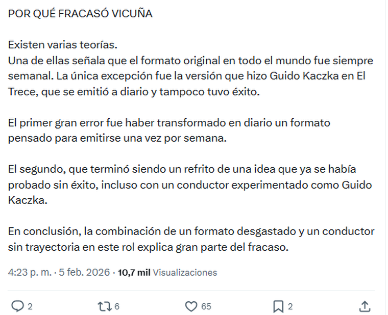 Lapidaria opini&oacute;n de &Aacute;ngel de Brito.&nbsp;