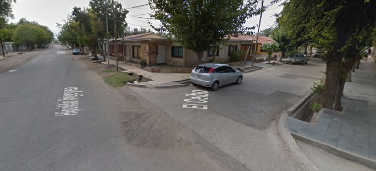 La zona donde se produjo el hecho