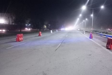 tras el socavon, habilitan el transito en acceso sur: los detalles