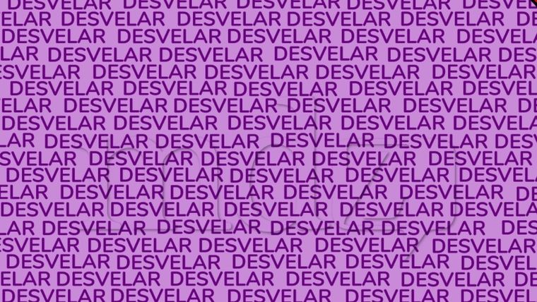 Acertijo visual, reto visual, palabra Fuente: MDZ Online