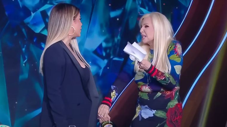 Wanda estaría enojada con Susana Giménez. / Captura de pantalla Telefe