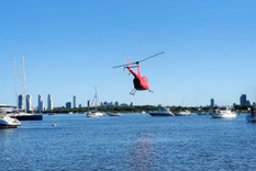video: el momento en el que un helicoptero cae al agua causando la muerte de un importante empresario petrolero