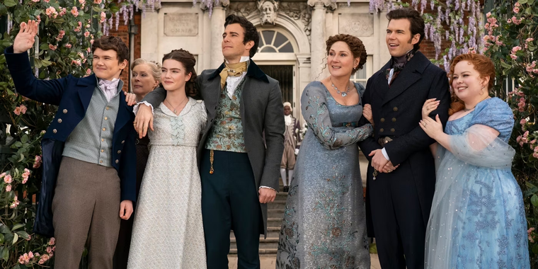 Si Bridgerton dejó un vacío en tus noches de maratón, estas opciones son una forma perfecta de mantener vivo el espíritu Foto: Netflix