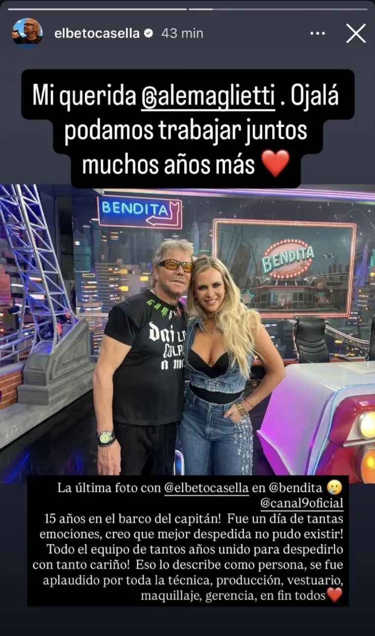 El conductor se despidió del estudio tras 20 años de liderazgo absoluto en El Nueve. El conductor se despidió del estudio tras 20 años de liderazgo absoluto en El Nueve.