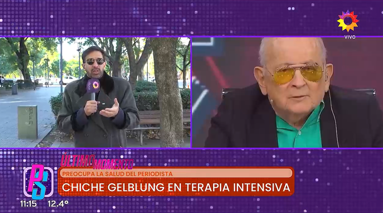 Chiche Gelblung está internado. Chiche Gelblung está internado.