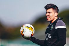El Huevo Acuña, uno de los argentinos del Sporting Lisboa. Sporting CP Foto: Sporting CP El Huevo Acuña, uno de los argentinos del Sporting Lisboa. Sporting CP Foto: Sporting CP