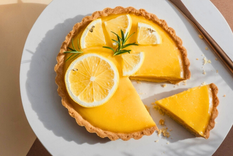 Pie de limón sin azúcar: disfruta del sabor natural y refrescante Foto: Shutterstock