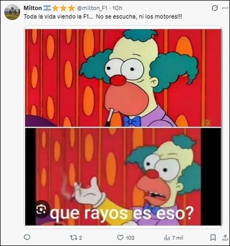 En redes sociales ya ironizan sobre las complejas salidas de la nueva temporada de la Fórmula 1. En redes sociales ya ironizan sobre las complejas salidas de la nueva temporada de la Fórmula 1.