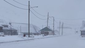 En Las Cuevas se registraron -12°C y nevadas intensas