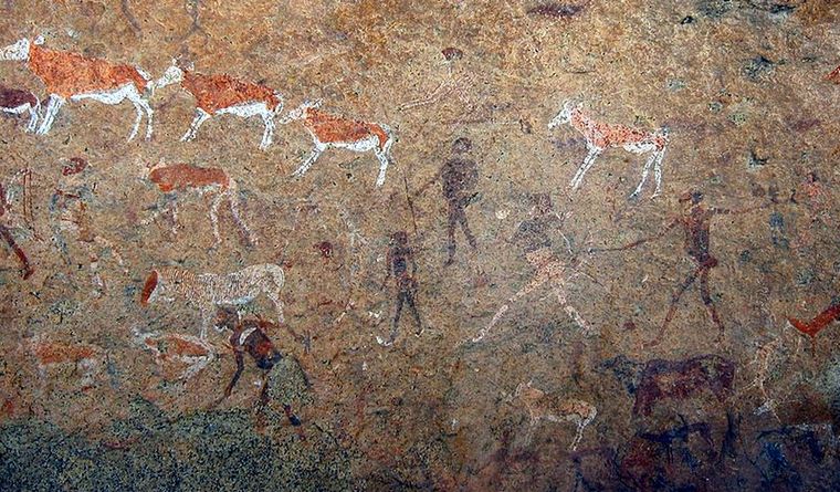 arqueología arte rupestre Namibia El arte rupestre de Namibia es muy destacado a nivel mundial. Foto: Wikipedia.