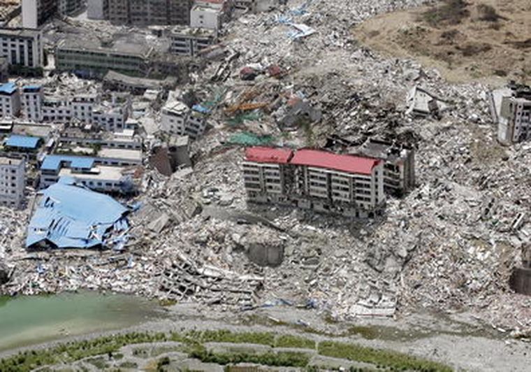 Los heridos por la peor catástrofe natural que sufrió China en tres décadas ascienden a  374.171. Foto: EFE