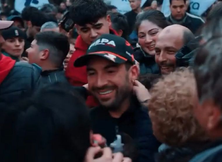 Julián Santero fue acompañado por una multitud en el Parque General San Martín