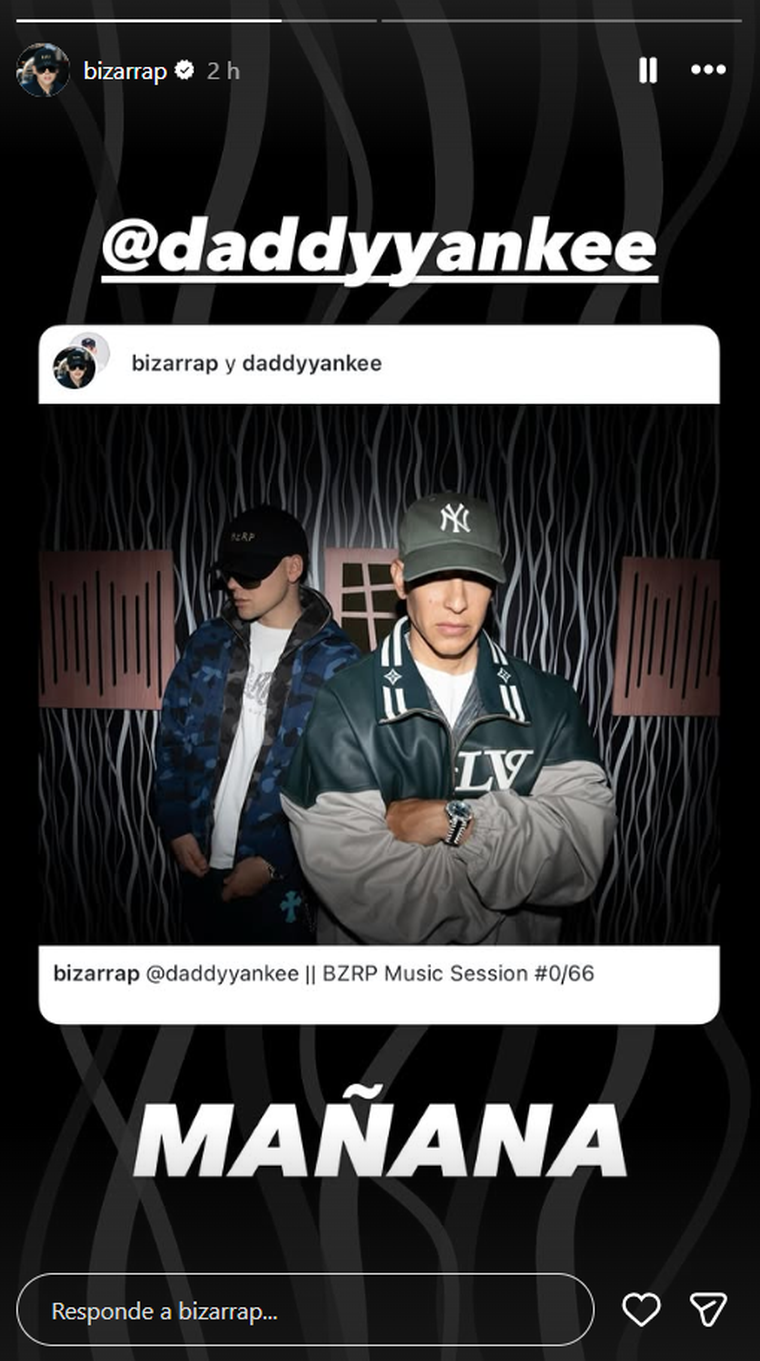 Bizarrap y una colaboración explosiva con Daddy Yankee. Foto: captura de pantalla Instagram / @bizarrap. Bizarrap y una colaboración explosiva con Daddy Yankee. Foto: captura de pantalla Instagram / @bizarrap. 
