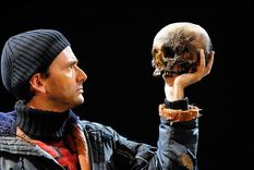 David Tennant como Hamlet.