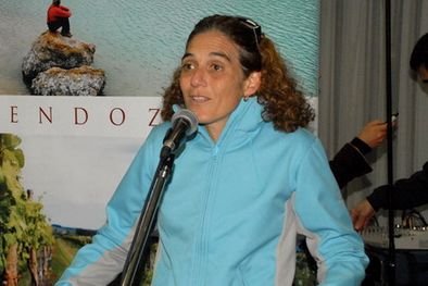 MDZol | Beatriz Barbera se mostró feliz por la posibilidad de construir la pista sintética. Foto: Nacho Gaffuri / MDZ