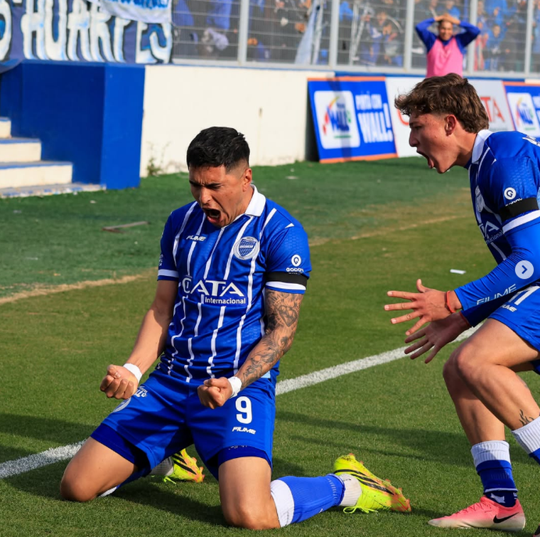 Martín Pino el goleador que aparece en los partidos importantes.