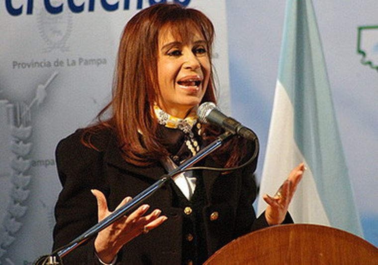 La presidenta Cristina Fernádez de Kirchner.