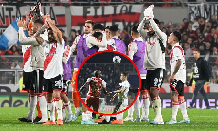 Un futbolista de River vio el Gimnasia-Independiente Santa Fe